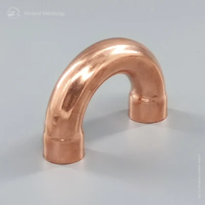 Copper 180 Degree Elbow Pipe Welded U Type Copper Joint Refrigeration Fittings Return Bend Pipe
